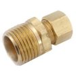 Brass Connector, 1 4-In. Compression x 1 4-in. Male Pipe Thread Cheap