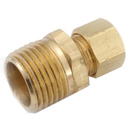 Brass Connector, 1 4-In. Compression x 1 4-in. Male Pipe Thread Cheap