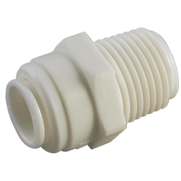 Anderson Metals 3 8 In. x 1 4 In. MPT Push-In Plastic Connector Supply