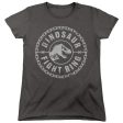 JURASSIC WORLD : DINO FIGHT RING WOMENS SHORT SLEEVE Charcoal SM on Sale