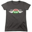 FRIENDS : CENTRAL PERK LOGO WOMENS SHORT SLEEVE CHARCOAL SM Discount