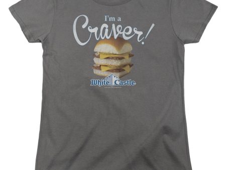 WHITE CASTLE : CRAVER WOMENS SHORT SLEEVE CHARCOAL MD on Sale