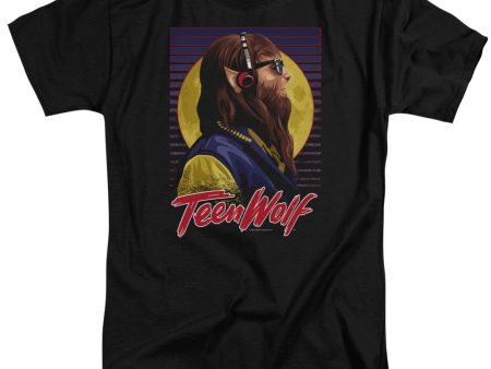 TEEN WOLF : HEADPHONE WOLF S\S ADULT TALL T-SHIRT BLACK 2X Online now